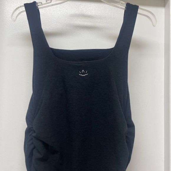 BEYOND YOGA Bump Icon Maternity Dress Spacedye Black EUC - Picture 10 of 11